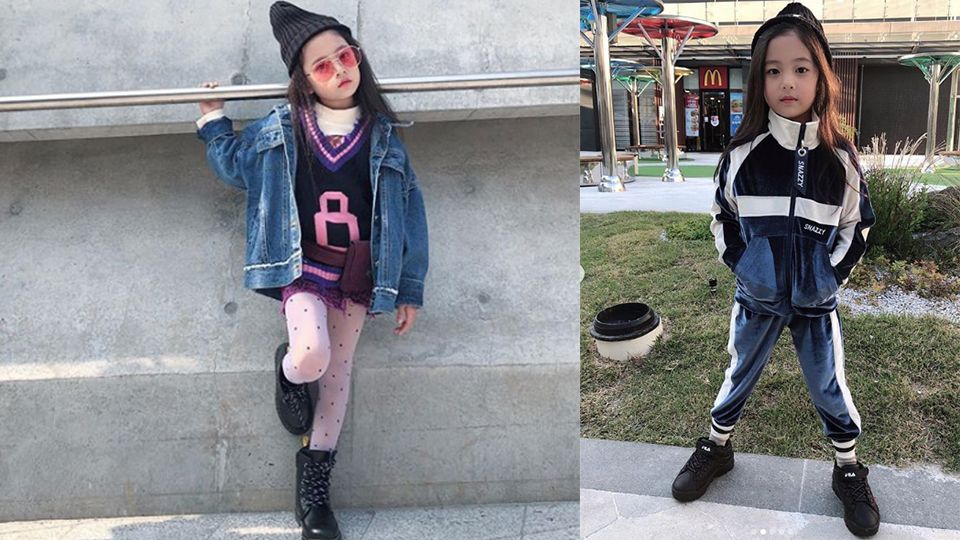 首爾2019春夏時裝周，熱搜7位比大人還有型，時尚力爆棚的小萌娃！