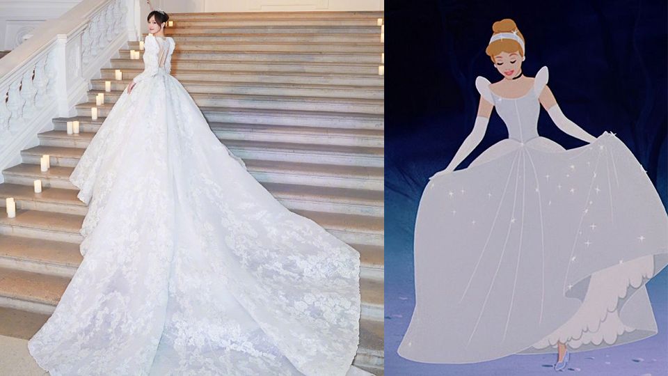 神秘到家的唐嫣婚禮現場照終於曝光！是「真人版迪士尼公主」無誤