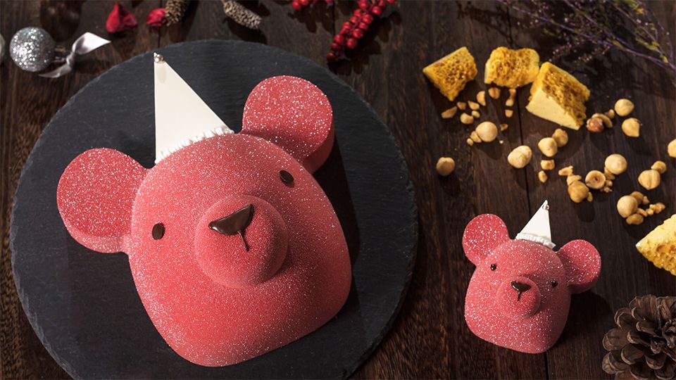 agnès b. CAFÉ 2018年聖誕推出超可愛「小熊蛋糕」，絕對是好姊妹聚餐首選！