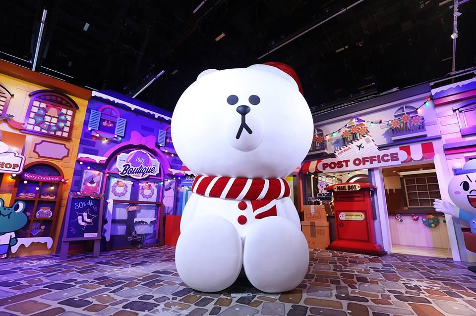 LINE FRIENDS世界巡迴之旅特展 全球唯一白色巨型熊大在台北! 