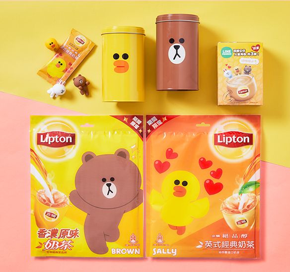 立頓 x LINE FRIENDS聯名第二波來啦!隱藏版莎莉可愛登場囉~