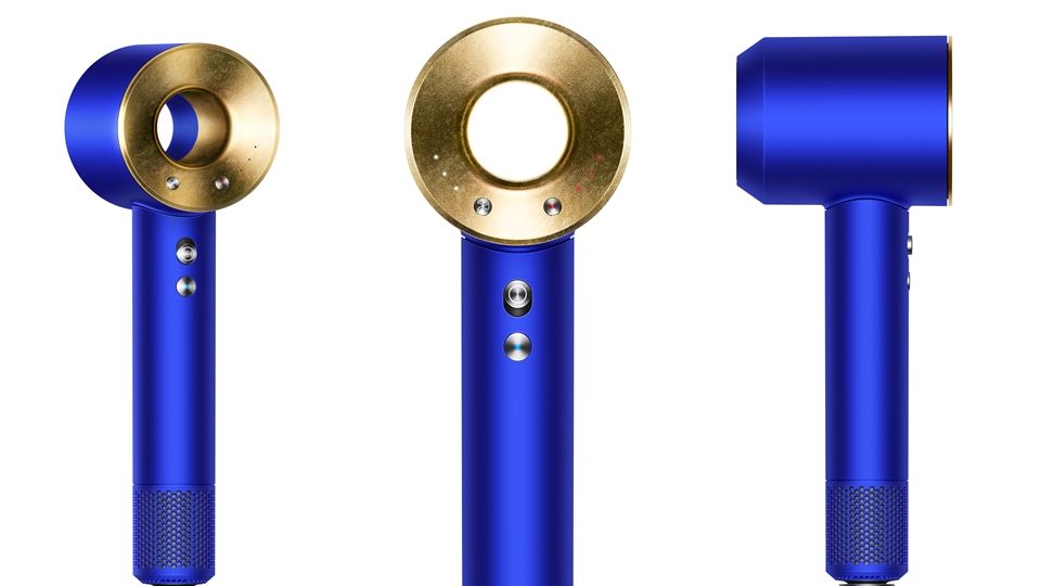 Dyson吹風機限定版新色，科技藍+手貼金箔工藝，美到想當藝術品收藏！