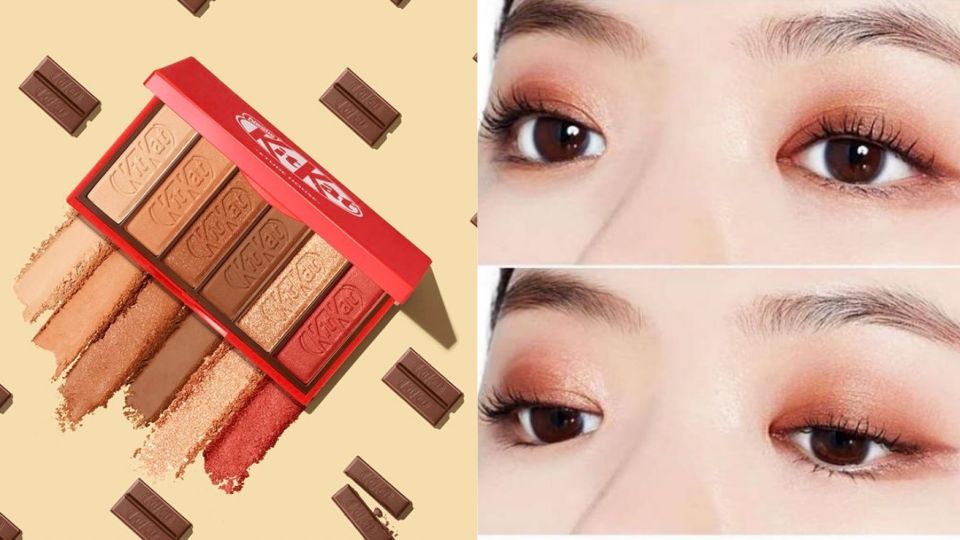 Etude House x KitKat 聯名推出巧克力眼影盤！日常百搭色加巧可力包裝超吸睛！