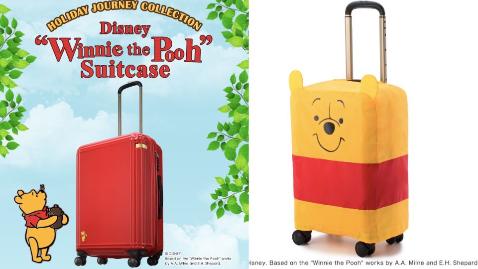 「ace. x 小熊維尼」聯名行李箱限量開賣！超萌紅黃經典配色，維尼控出國必備！