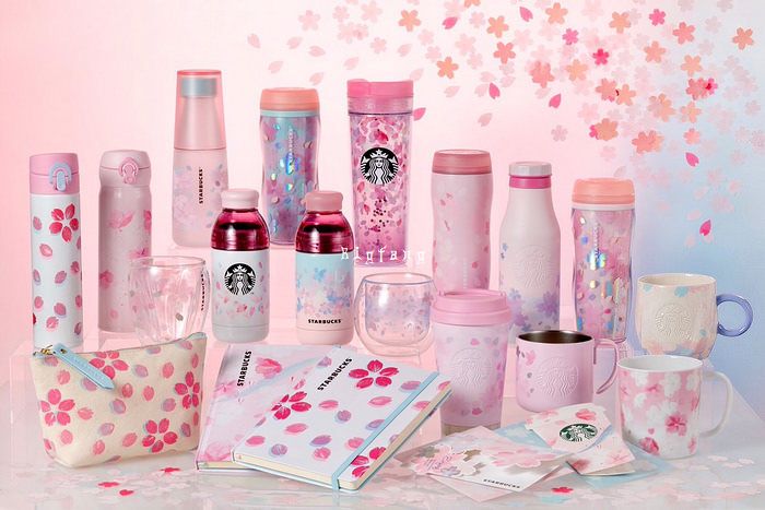 2019日本星巴克櫻花祭限定商品，粉嫩保溫杯、星冰樂都超少女心！