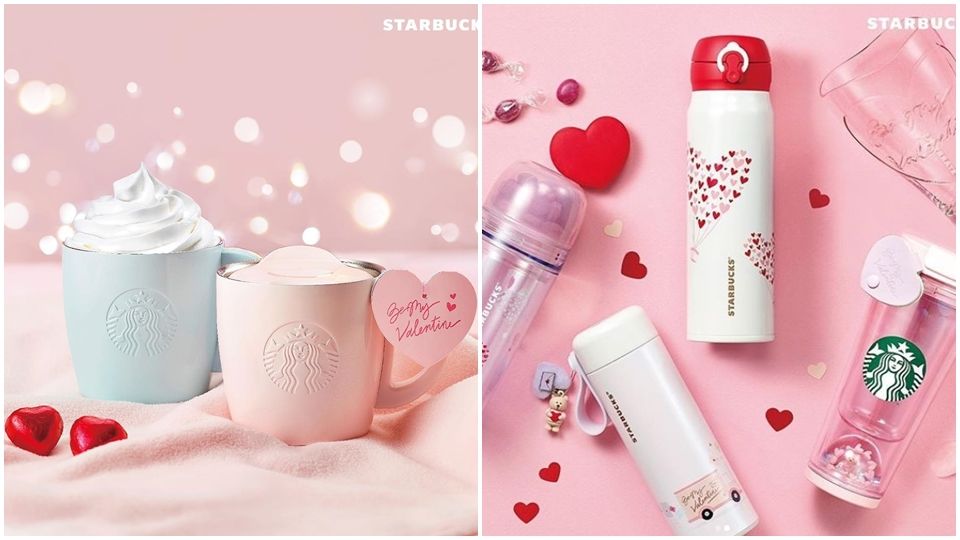 韓國星巴克「情人節限定杯」充滿粉紅泡泡，每款都想收！