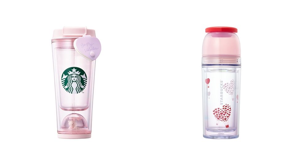 韓國星巴克「情人節限定杯」充滿粉紅泡泡，每款都想收！