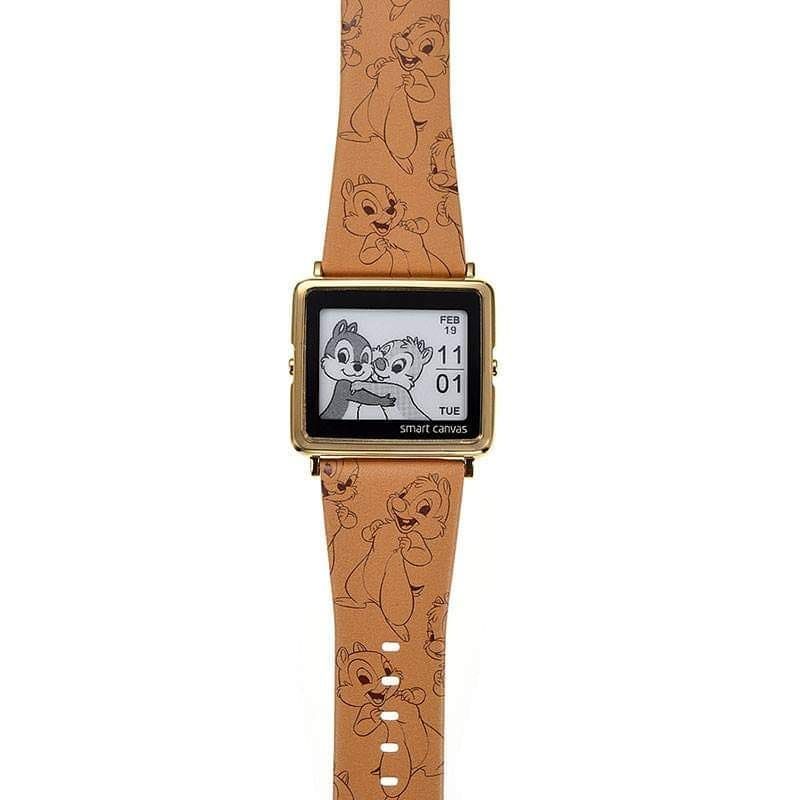 迪士尼 x Smart Canvas！超可愛「奇奇蒂蒂」電子錶，錶面還可以切換80種圖案～