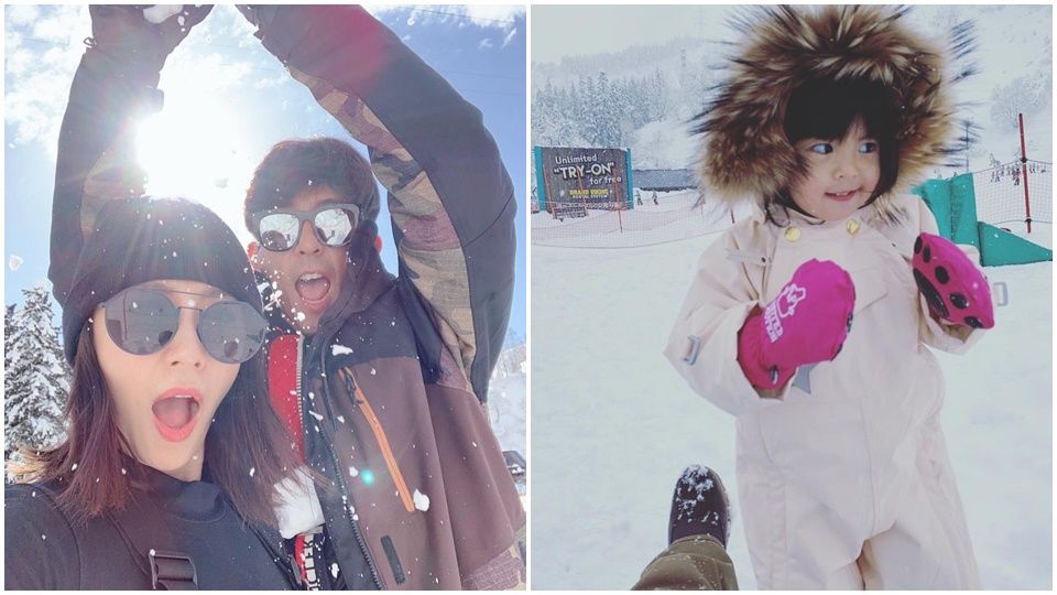咘妞、小V寶、Jasper星二代夯滑雪！徐若瑄：「現在的小孩好幸福！」