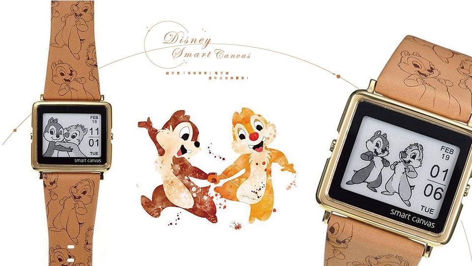 EPSON Smart Canvas チップ&デール スマートキャンバス腕時計 【公式通販】