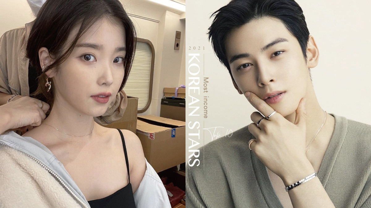 2021上半年「收入最高韓星」TOP10！車銀優收入30億、IU高達65億進榜，BTS幕後功臣奪冠