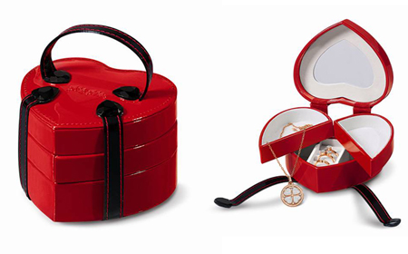 情人節首選禮物！日本超可愛的心型首飾盒！