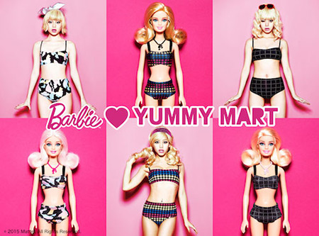 「YUMMY MART」╳芭比娃娃，推出芭比泳裝套裝！