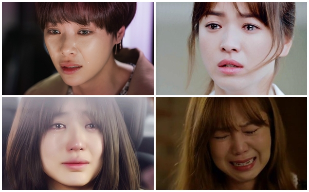 不哭不哭眼淚是珍珠～韓劇女主角哭了也美的「淚眼不脫妝術」