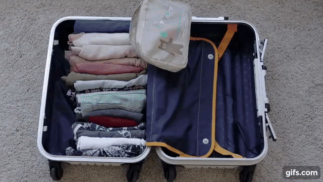超實用行李打包術！小資女出國必學的超省空間「收納技巧」
