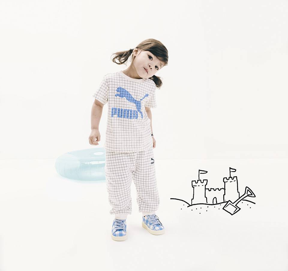 PUMA X tinycottns 超萌度假風聯名3／22上市！小朋友的衣服就是這麼可愛～