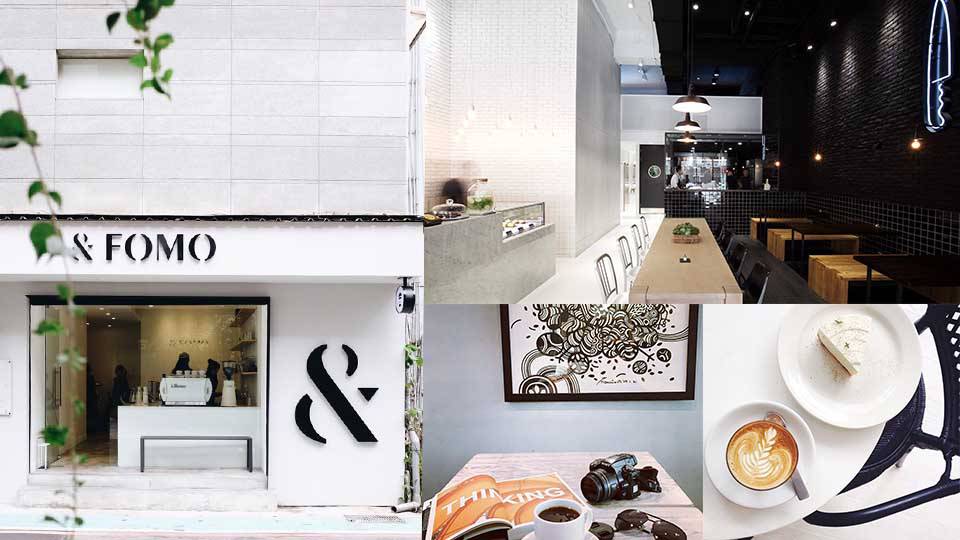 台北特色黑白風格咖啡廳推薦！一分為二黑白牆不拍會飲恨