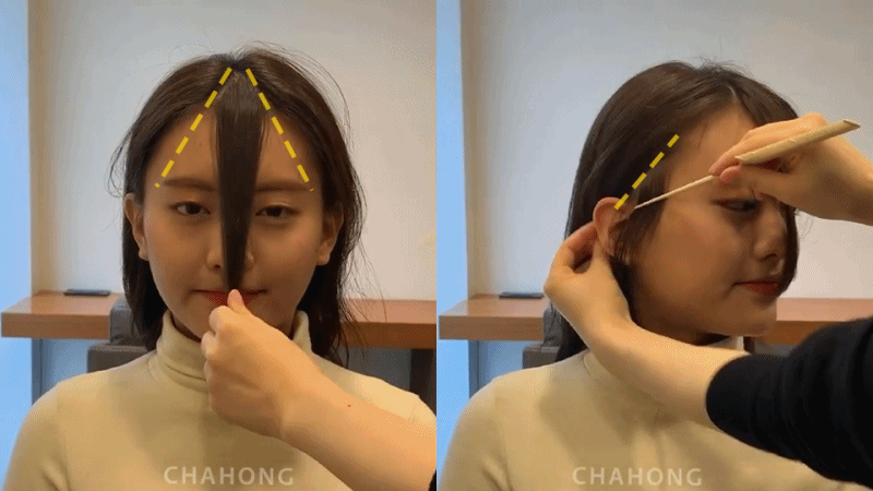 超簡單3步驟手殘也能自己剪！韓國髮型師分享「小臉瀏海」關鍵tips！