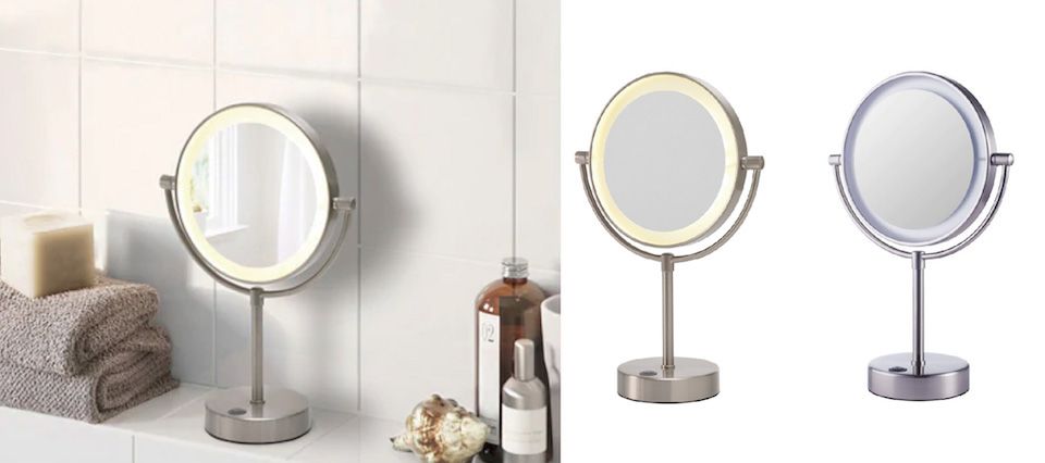 化妝鏡推薦1: IKEA KAITUM附燈浴鏡，NT729