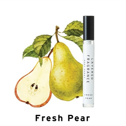 平價小眾香水推薦4：Layered Fragrance Body Spray－Fresh Pear 10ml/100ml ，約NT.405/1355