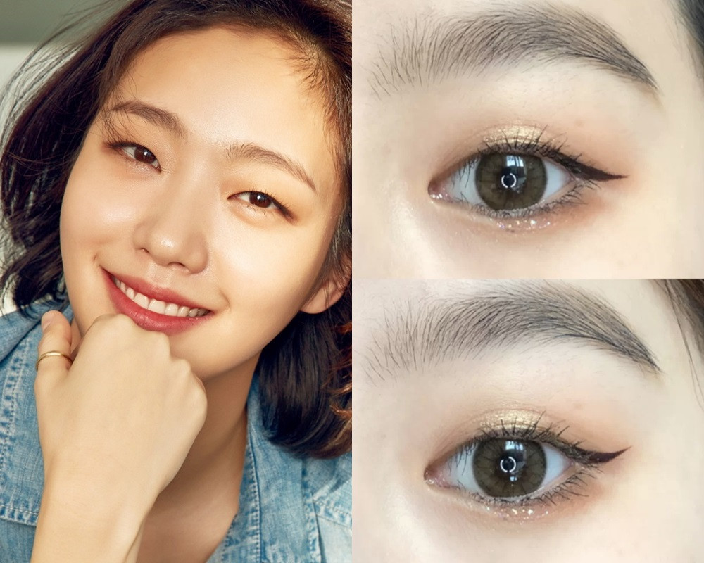 腫泡單眼皮眼線完成