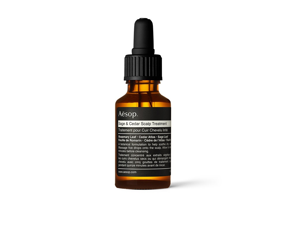 頭皮淨化去角質推薦2：Aesop 鼠尾草/雪松頭皮調理精油 25ml，N.1050