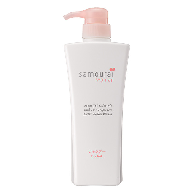 香水洗髮精推薦5：samourai 白玫瑰洗髮精 550ml，NT.450