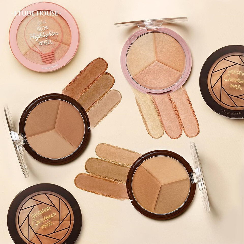 ETUDE 三角輪廓立體修容餅,NT520