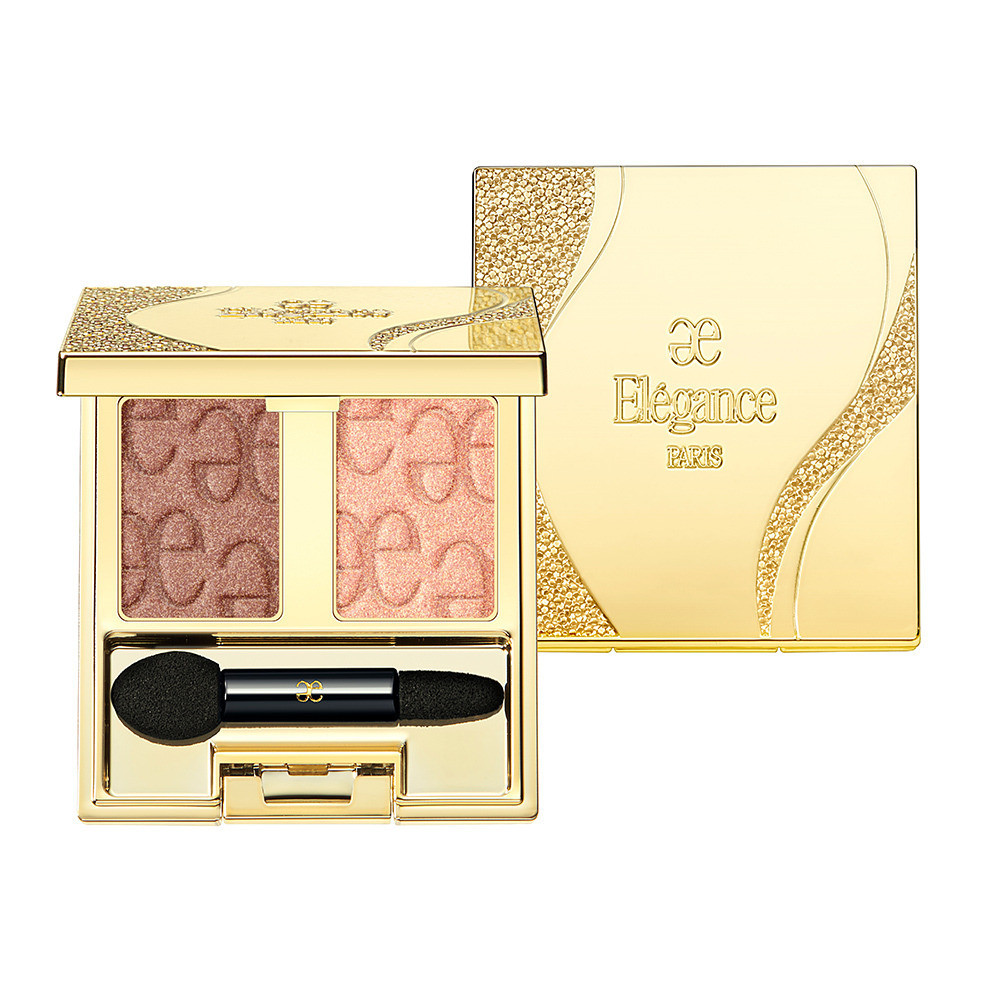 2020眼影盤新品推薦3：Eleagnce 晶燦立體雙色眼影（#05 杏桃果露） 2.6g，，NT.1150