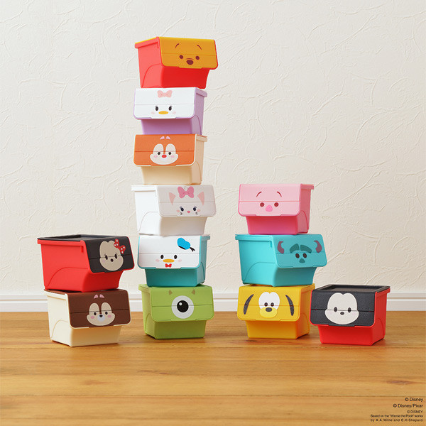 Belle Maison「Tsum Tsum桌面收納盒」1,320日元（約NT$360）