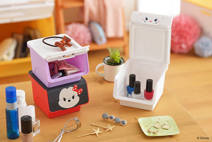 Belle Maison「Tsum Tsum桌面收納盒」1,320日元（約NT$360）