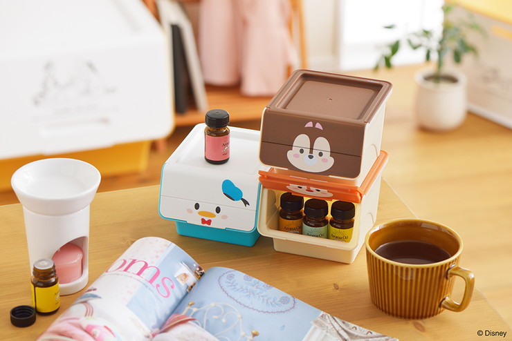 Belle Maison「Tsum Tsum桌面收納盒」1,320日元（約NT$360）