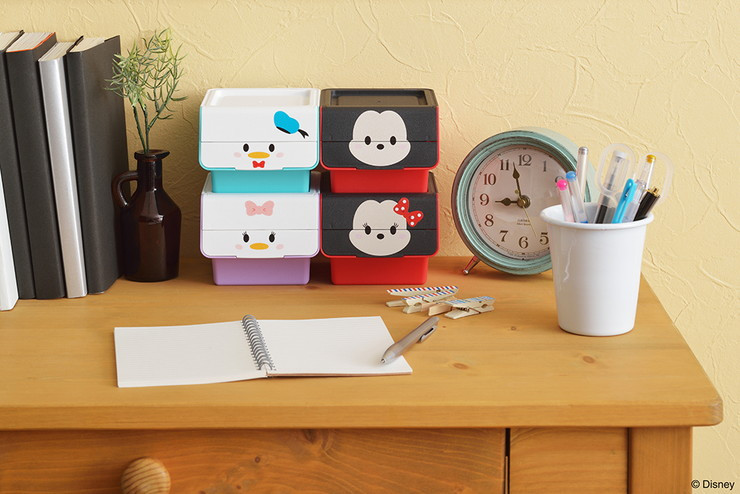 Belle Maison「Tsum Tsum桌面收納盒」1,320日元（約NT$360）