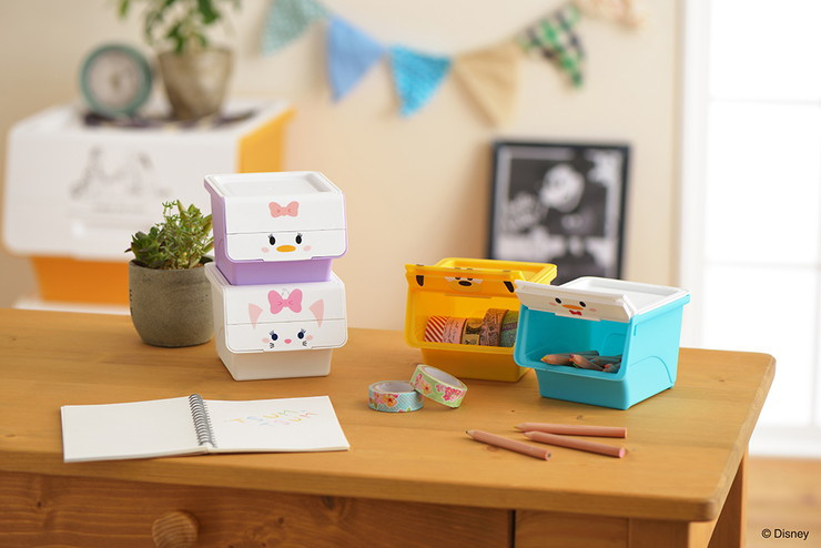 Belle Maison「Tsum Tsum桌面收納盒」1,320日元（約NT$360）
