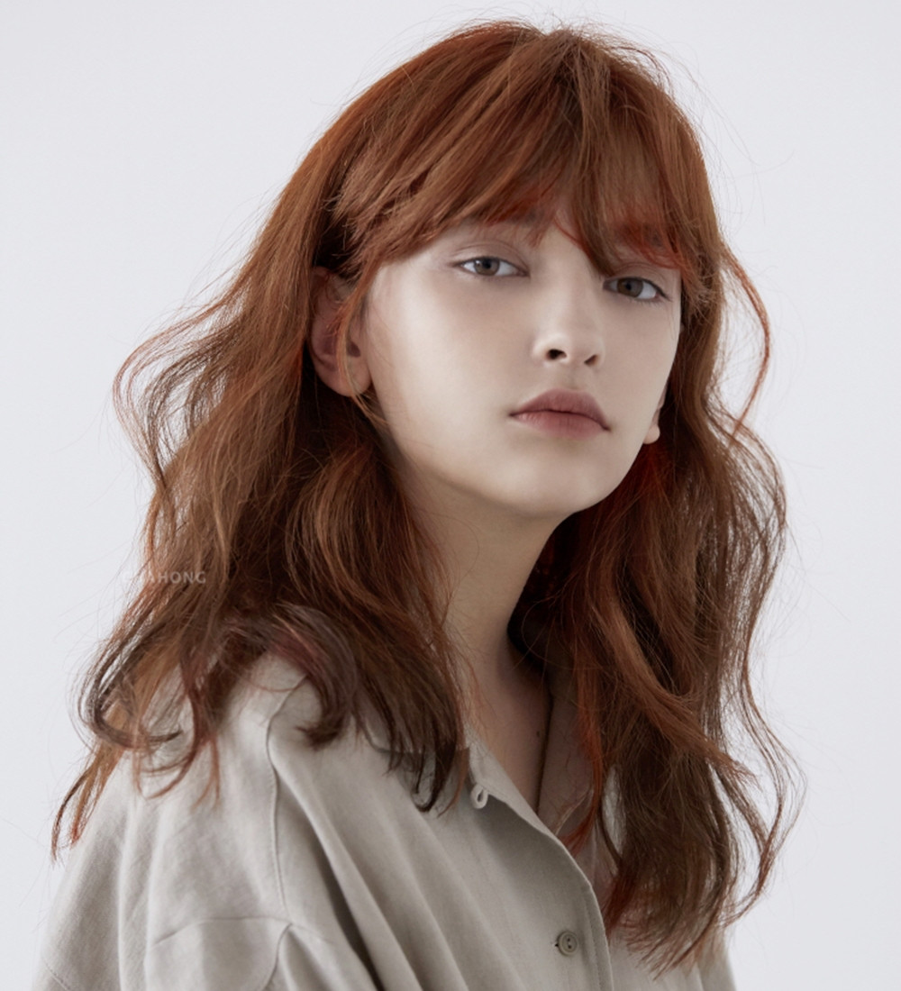 2020秋冬髮色推薦2：BRICK ORANGE 磚橘棕色