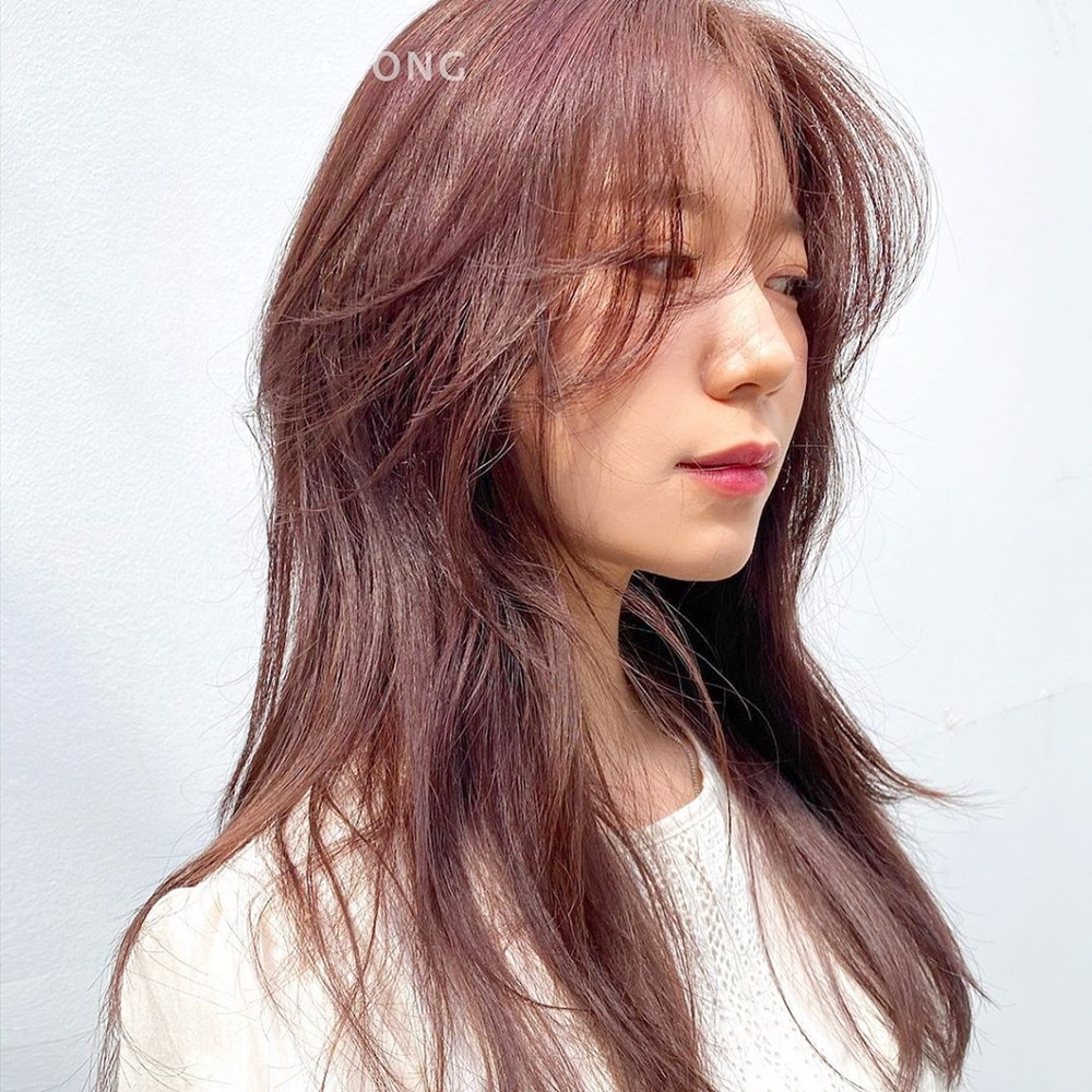 2020秋冬髮色推薦6：PEACH BROWN 蜜桃棕色