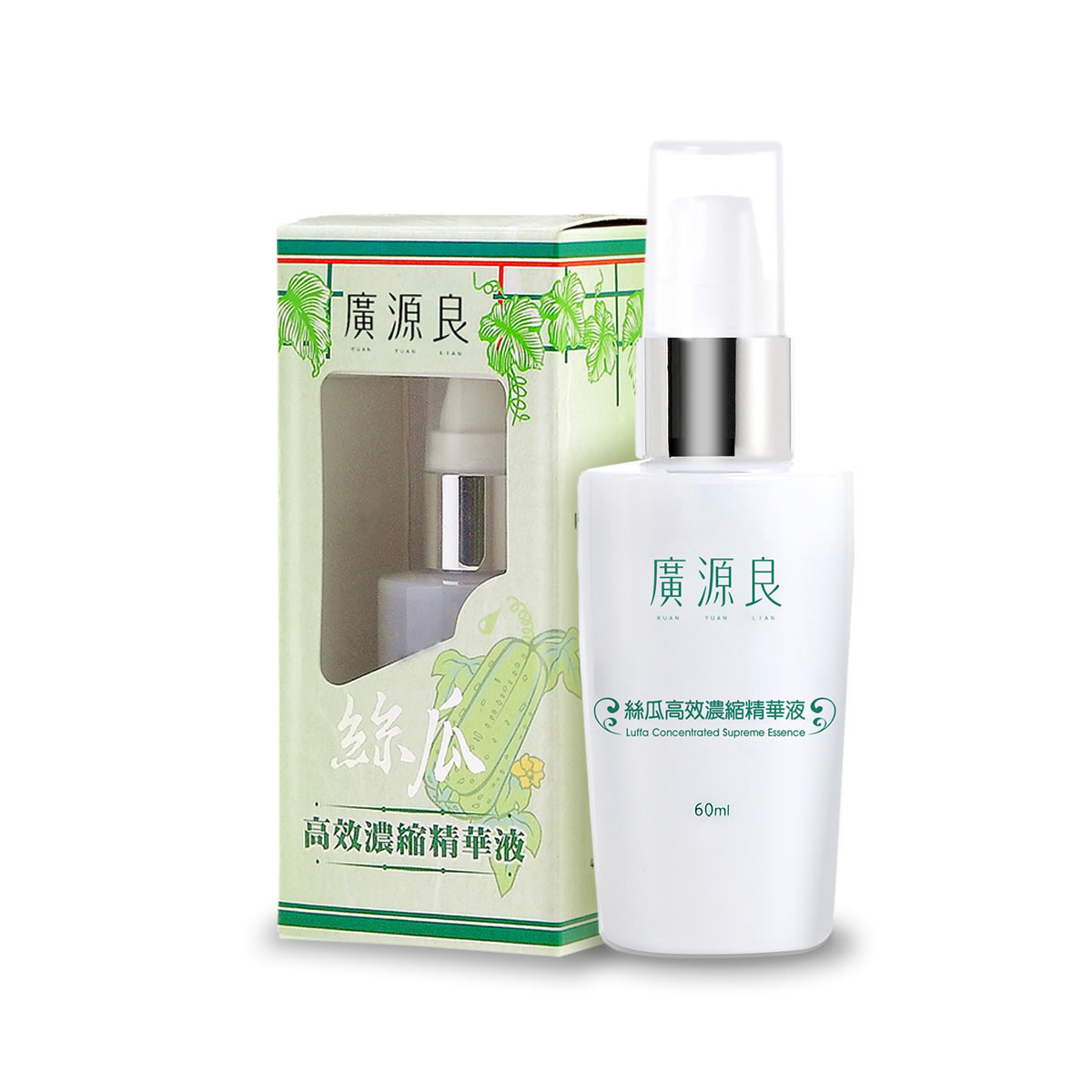保濕精華液推薦5：廣源良 絲瓜高效濃縮精華液 60ml，NT.450