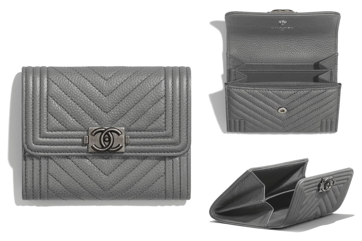 CHANEL boy chanel 口蓋零錢包，NT.21000