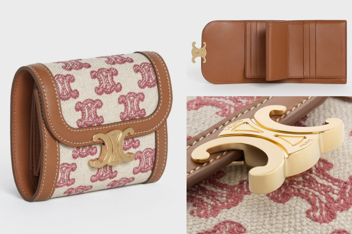 CELINE 凱旋繡花錢包,NT.21500