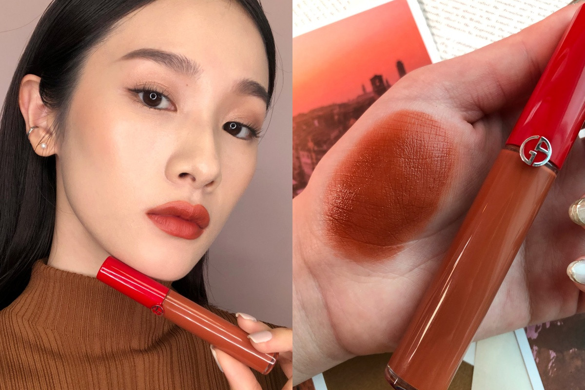 Giorgio Armani 奢華絲絨訂製唇萃 ＃208，NT.1300