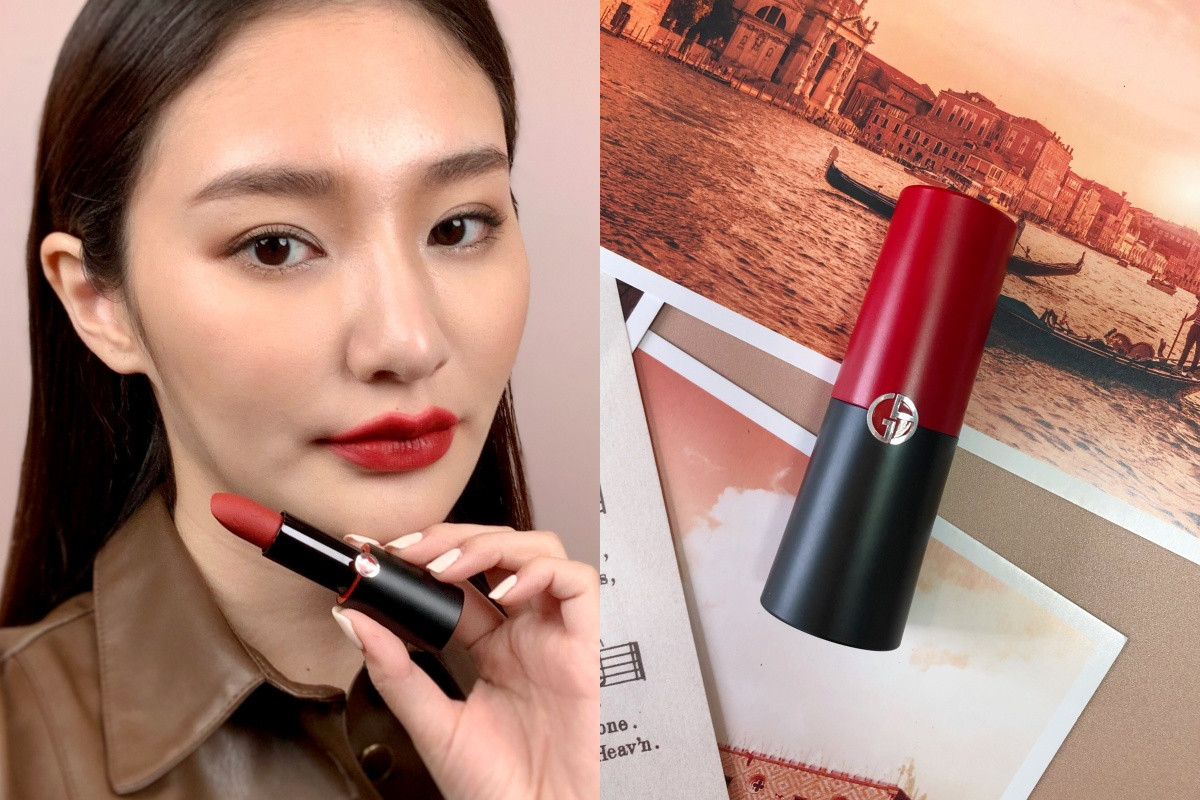 Giorgio Armani 奢華絲絨訂製唇萃 ＃208，NT.1300