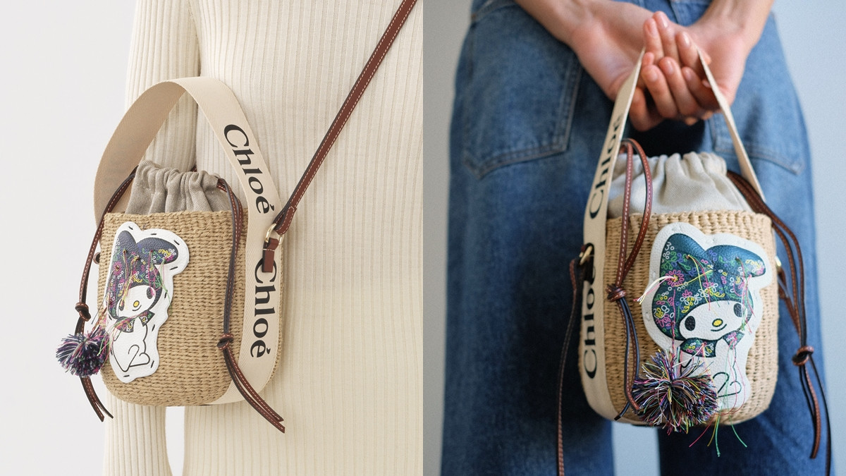 Chloé 「燕麥色帆布包」登場！Woody tote bag清新簡約、超萌My Melody聯名全新登場