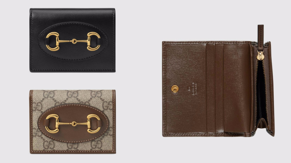 2021「精品卡夾錢包」推薦：GUCCI Horsebit 1955 卡夾錢包