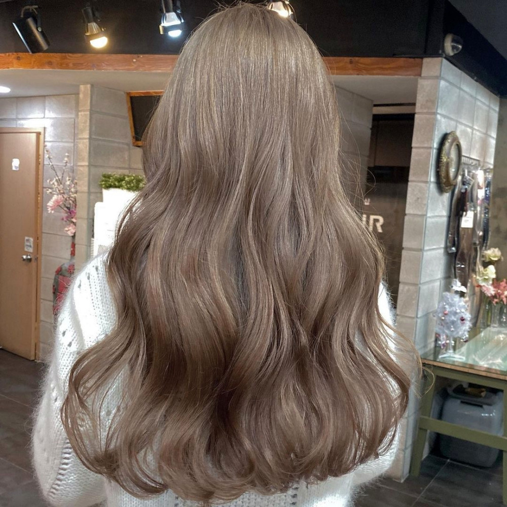 2021原生棕髮色推薦:奶油米灰棕色