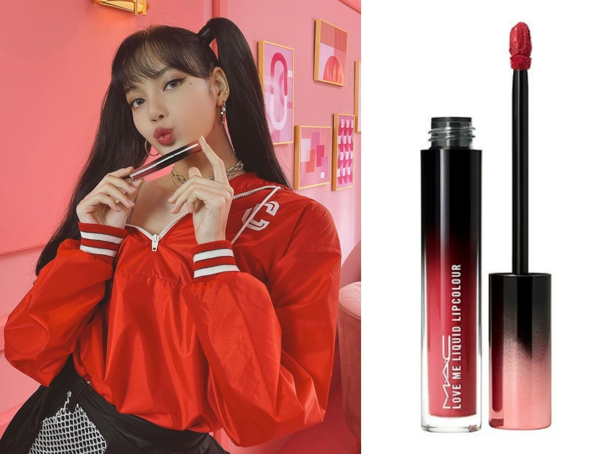 BLACKPINK LISA 同款唇膏：M.A.C 特潤霧光唇釉 #498 Still Winning 開放索吻