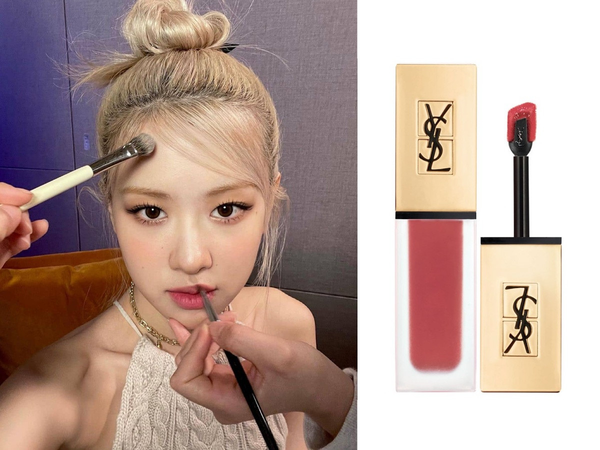 BLACKPINK ROSÉ 同款唇膏：YSL 時尚印記絲絨唇露 #16裸色記號