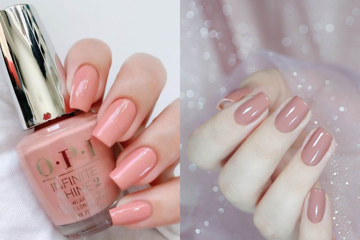 日常裸色指甲油推薦2：OPI 如膠似漆類光繚指甲油，NT.680