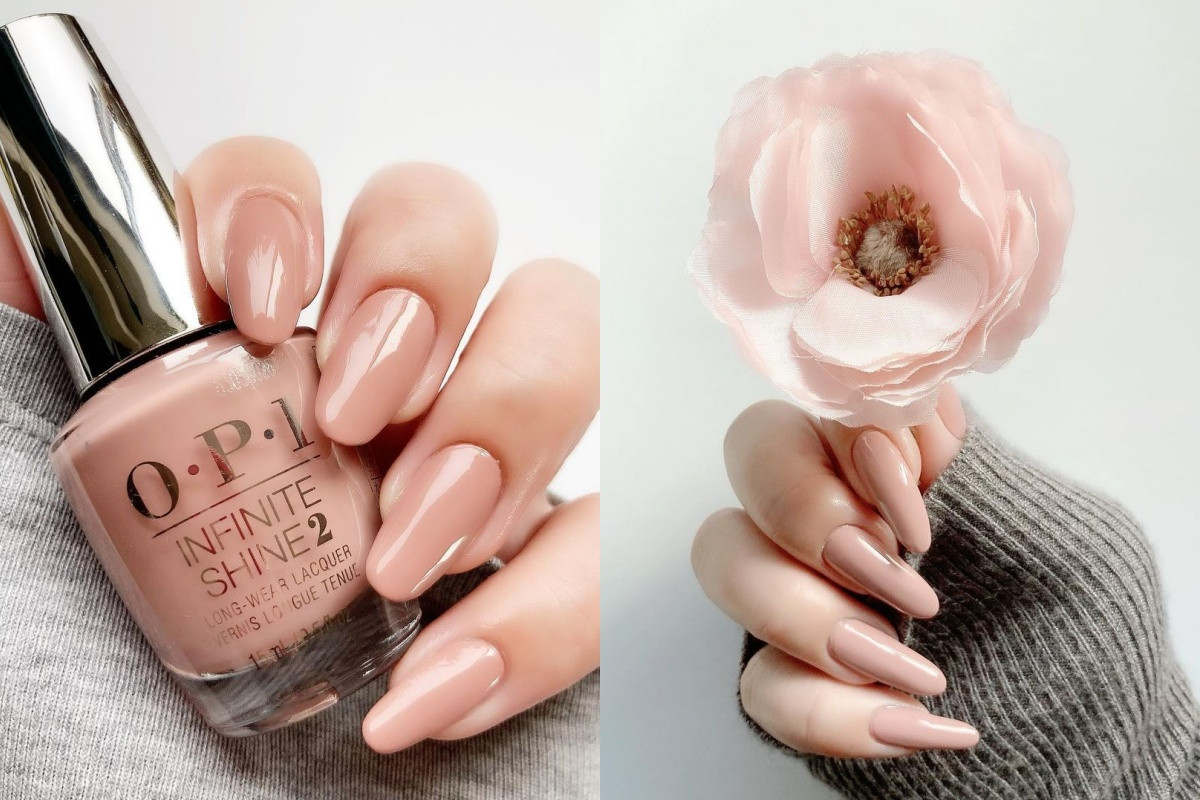 日常裸色指甲油推薦2：OPI 如膠似漆類光繚指甲油，NT.680