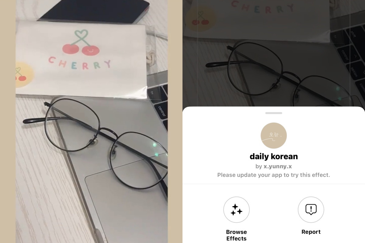 「IG限動」韓系奶油白質感濾鏡推薦8：daily korean