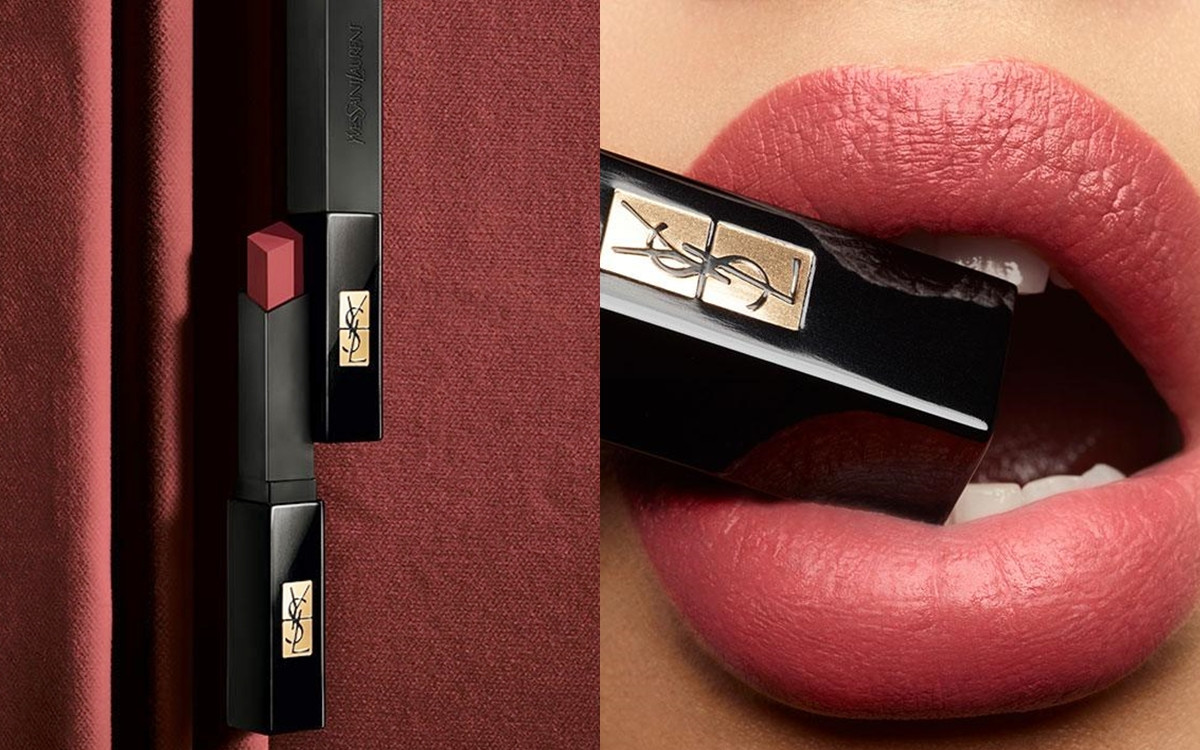 2021秋冬唇膏新品3：YSL 奢華緞面絨霧唇膏，NT1,360